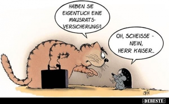 Haben sie eigentlich eine Mausratsversicherung?.. - Lustige Bilder | DEBESTE.de