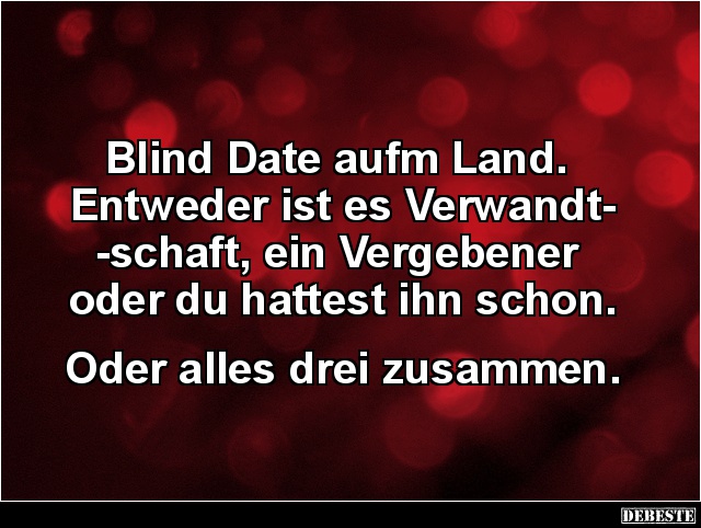 Blind Date aufm Land.. - Lustige Bilder | DEBESTE.de