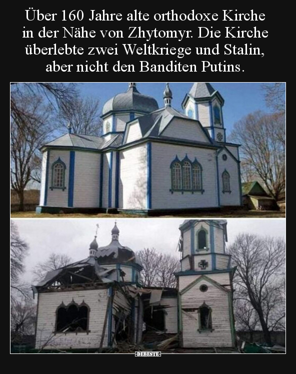 Über 160 Jahre alte orthodoxe Kirche in der Nähe von.. - Lustige Bilder | DEBESTE.de