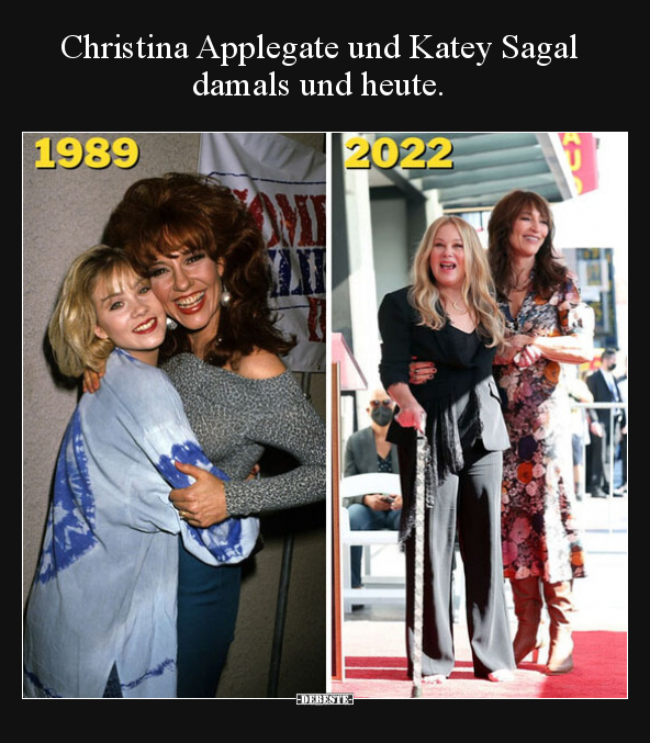 Christina Applegate und Katey Sagal damals und heute... - Lustige Bilder | DEBESTE.de