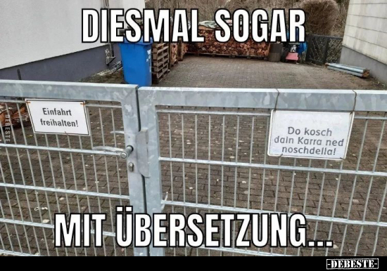 Diesmal sogar mit Übersetzung... - Lustige Bilder | DEBESTE.de