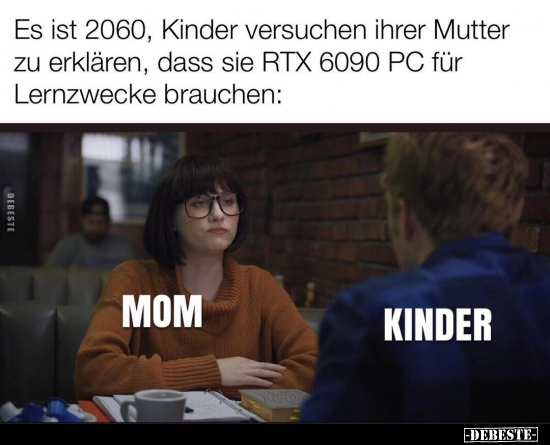Es ist 2060, Kinder versuchen ihrer Mutter zu erklären.. - Lustige Bilder | DEBESTE.de