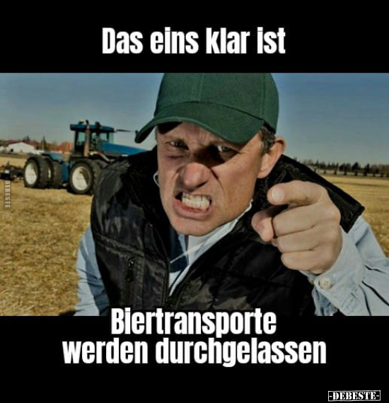 Das eins klar ist Biertransporte.. - Lustige Bilder | DEBESTE.de