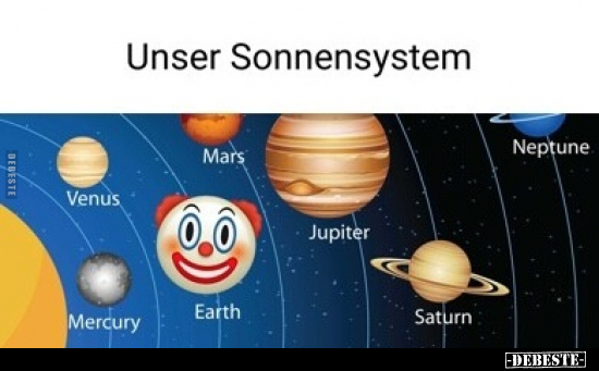 Unser Sonnensystem.. - Lustige Bilder | DEBESTE.de
