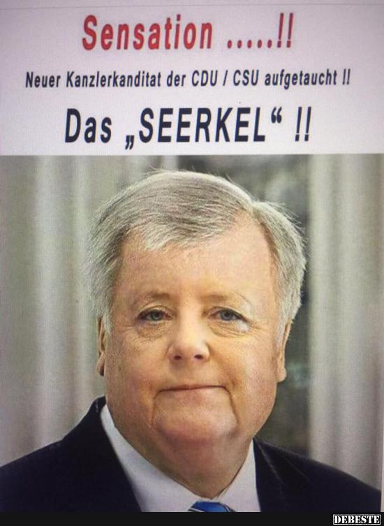 Sensation... Neuer Kanzlerkandidat.. - Lustige Bilder | DEBESTE.de