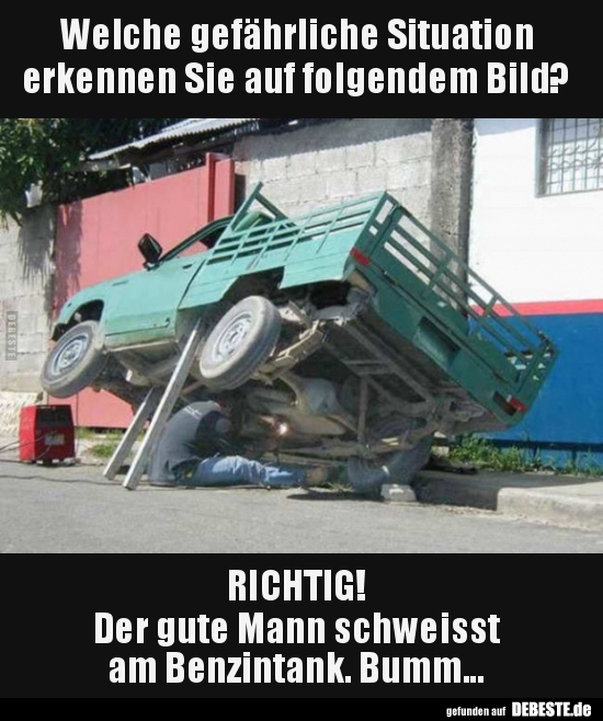 Welche gefährliche Situation  erkennen Sie auf folgendem.. - Lustige Bilder | DEBESTE.de