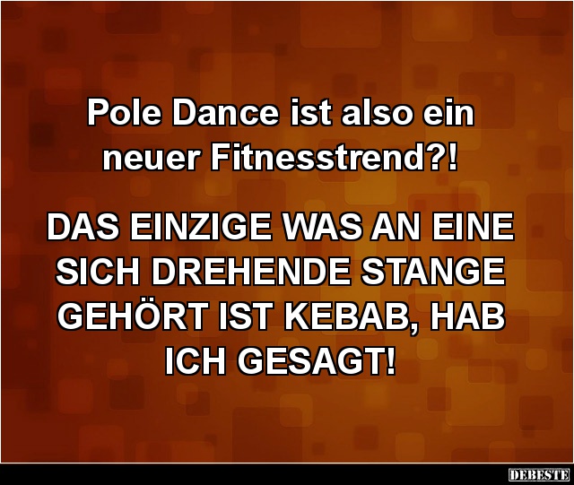Pole Dance ist also ein neuer Fitnesstrend?! - Lustige Bilder | DEBESTE.de
