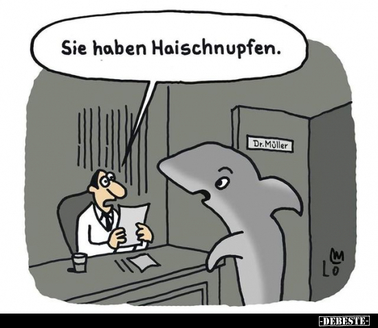Sie haben Haischnupfen... - Lustige Bilder | DEBESTE.de