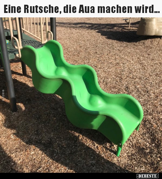 Eine Rutsche, die Aua machen wird... - Lustige Bilder | DEBESTE.de