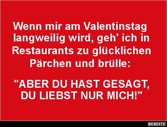 Wenn mir am Valentinstag langweilig wird.. - Lustige Bilder | DEBESTE.de