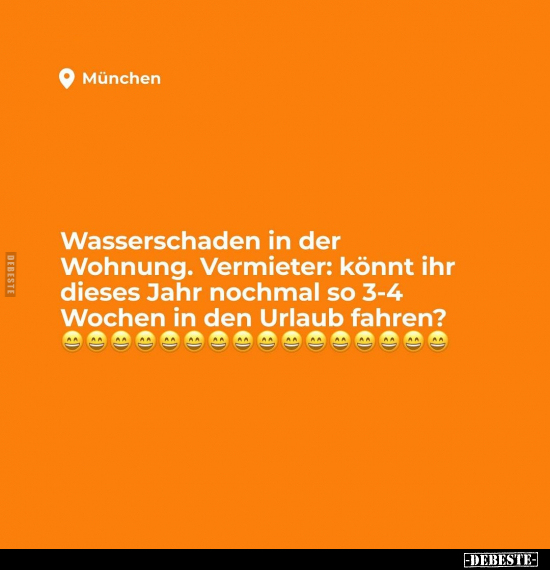Wasserschaden in der Wohnung.. - Lustige Bilder | DEBESTE.de
