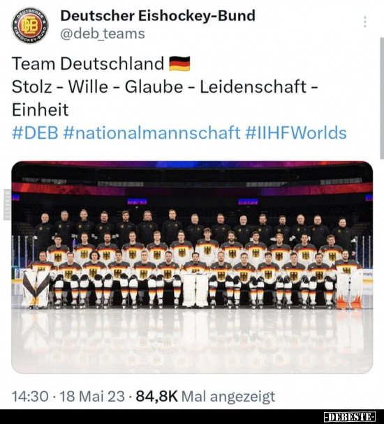 Deutscher Eishockey-Bund: Team Deutschland.. - Lustige Bilder | DEBESTE.de