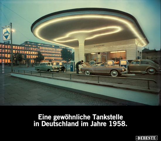 Eine gewöhnliche Tankstelle in Deutschland.. - Lustige Bilder | DEBESTE.de
