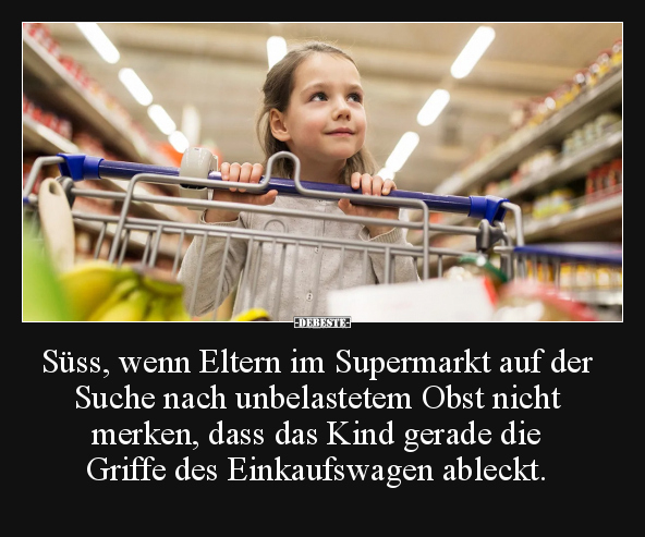 Süss, wenn Eltern im Supermarkt auf der Suche.. - Lustige Bilder | DEBESTE.de