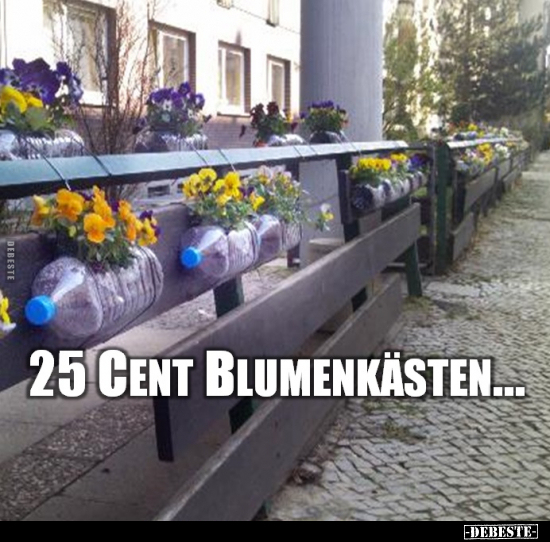 25 Cent Blumenkästen.. - Lustige Bilder | DEBESTE.de