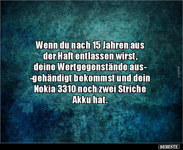 Wenn du nach 15 Jahren aus der Haft entlassen wirst.. - Lustige Bilder | DEBESTE.de
