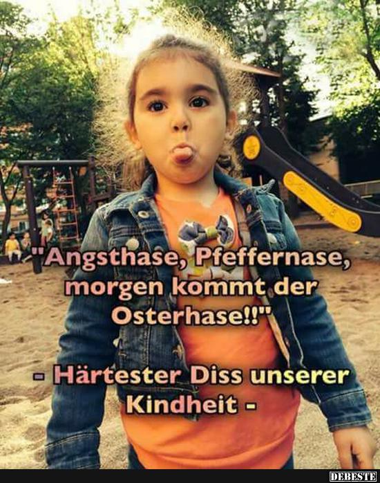 Angsthase, Pfeffernase, morgen kommt der Osterhase!! - Lustige Bilder | DEBESTE.de