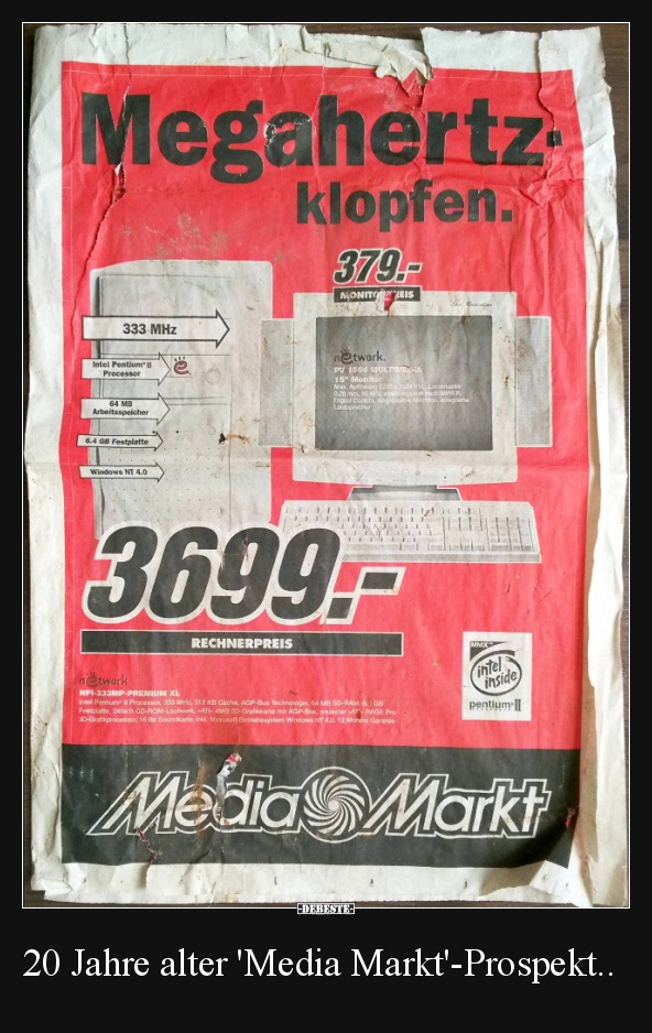 20 Jahre alter 'Media Markt'-Prospekt.. - Lustige Bilder | DEBESTE.de