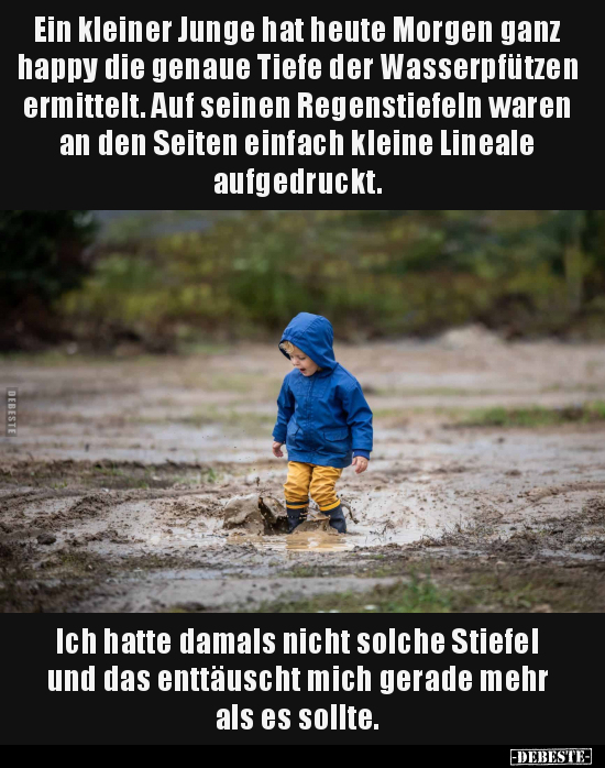 Ein kleiner Junge hat heute Morgen ganz happy.. - Lustige Bilder | DEBESTE.de