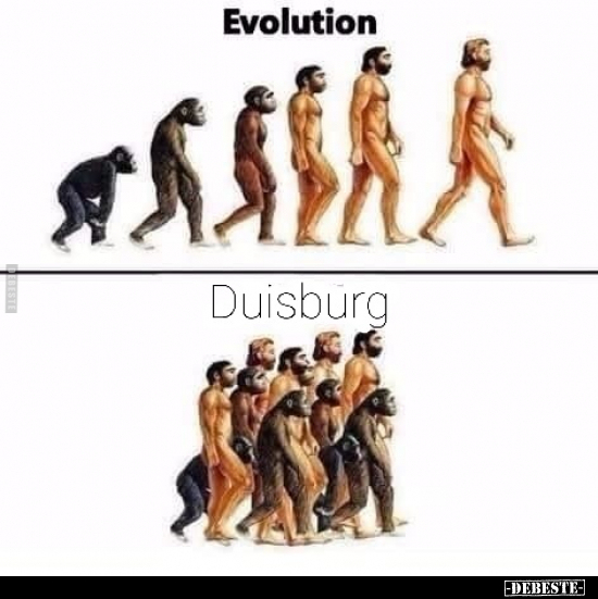Evolution / Duisburg.. - Lustige Bilder | DEBESTE.de