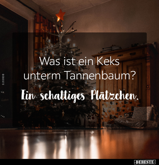 Was ist ein Keks unterm Tannenbaum?.. - Lustige Bilder | DEBESTE.de