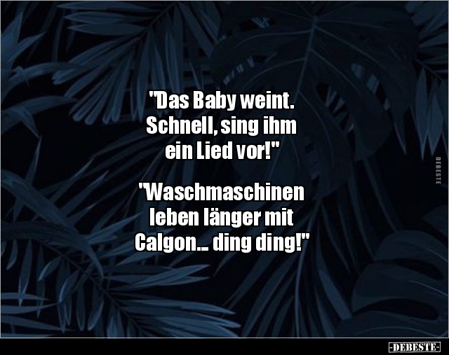 "Das Baby weint. Schnell, sing ihm ein Lied.." - Lustige Bilder | DEBESTE.de