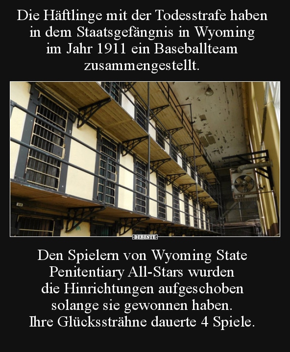 Die Häftlinge mit der Todesstrafe haben in dem.. - Lustige Bilder | DEBESTE.de