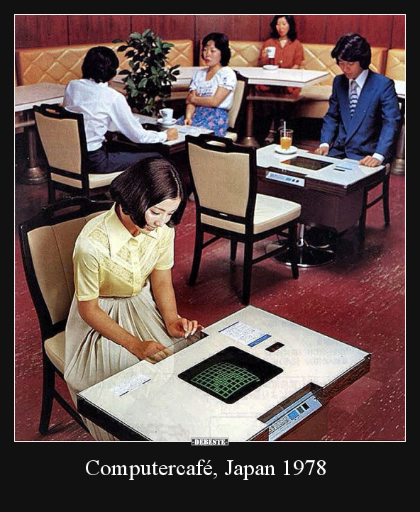 Computercafé, Japan 1978.. - Lustige Bilder | DEBESTE.de