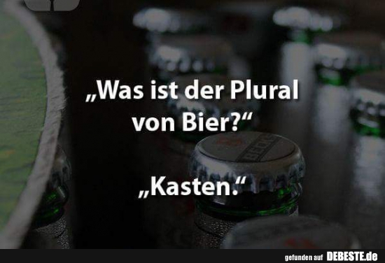 Was ist der Plural von Bier? - Lustige Bilder | DEBESTE.de