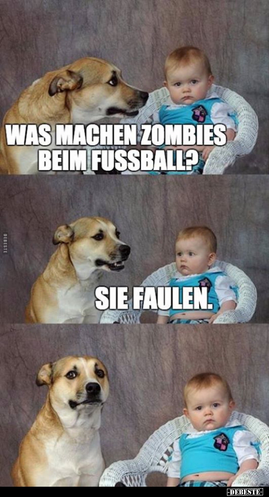 Was machen Zombies beim Fussball? - Lustige Bilder | DEBESTE.de