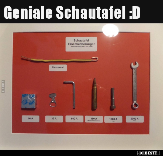 Geniale Schautafel :D - Lustige Bilder | DEBESTE.de