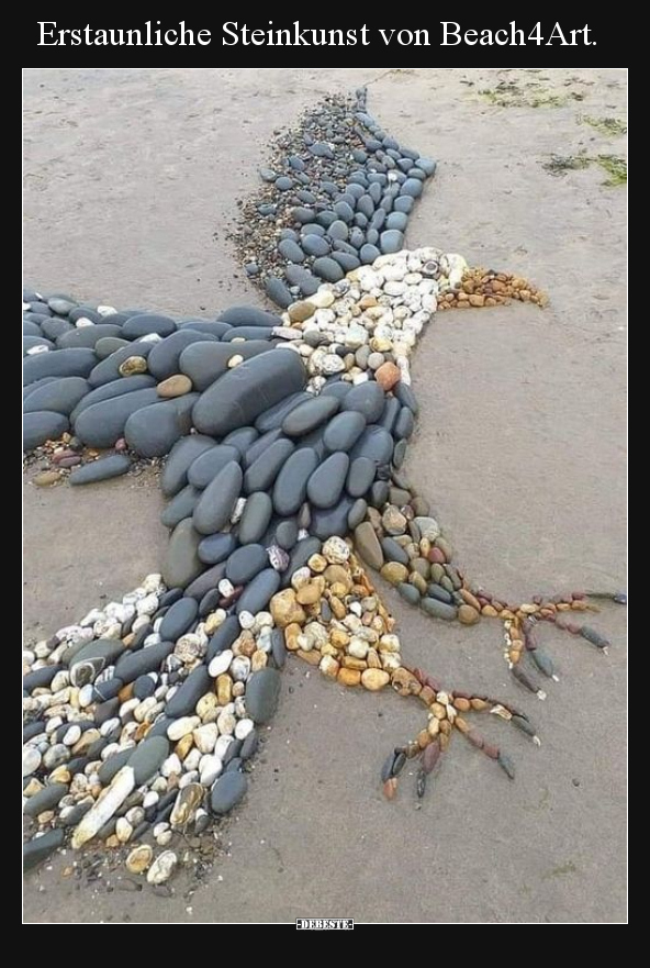 Erstaunliche Steinkunst von Beach4Art... - Lustige Bilder | DEBESTE.de