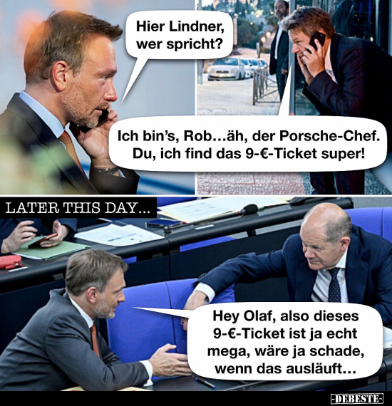 Hier Lindner, wer spricht?.. - Lustige Bilder | DEBESTE.de