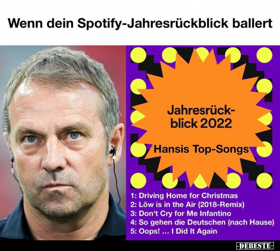 Wenn dein Spotify-Jahresrückblick ballert.. - Lustige Bilder | DEBESTE.de