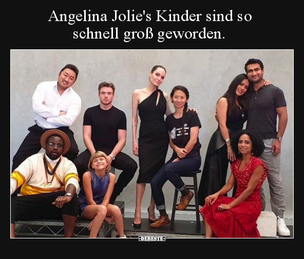 Angelina Jolie's Kinder sind so schnell groß geworden... - Lustige Bilder | DEBESTE.de