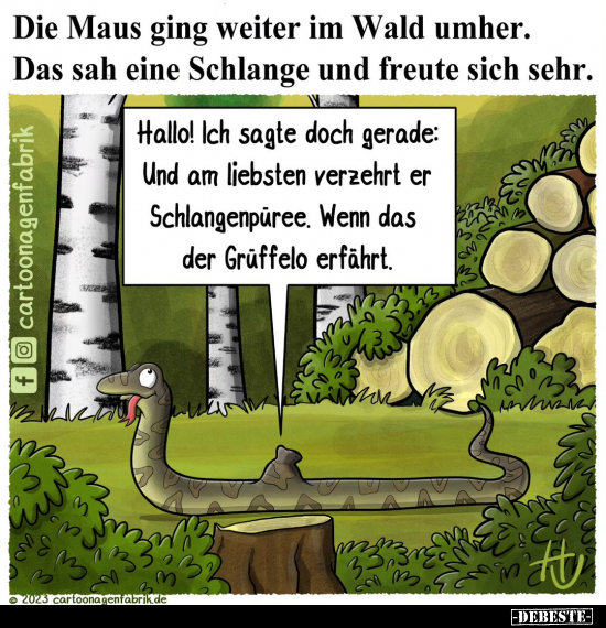 Die Maus ging weiter im Wald umher.. - Lustige Bilder | DEBESTE.de