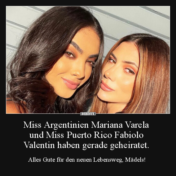 Miss Argentinien Mariana Varela und Miss Puerto Rico.. - Lustige Bilder | DEBESTE.de