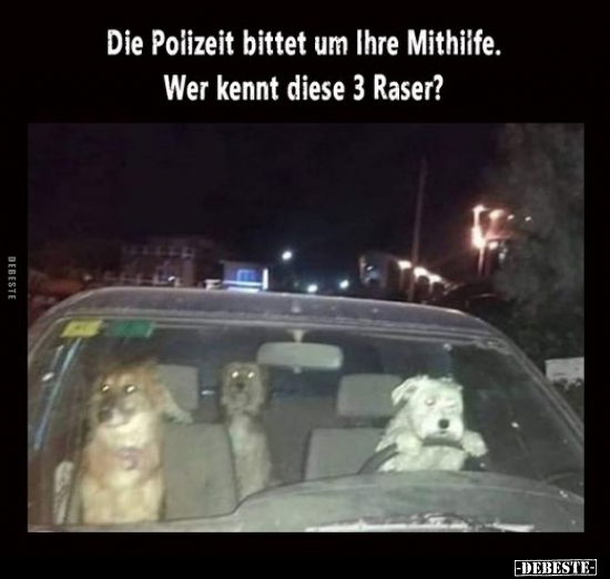 Die Polizeit bittet um Ihre Mithilfe.. - Lustige Bilder | DEBESTE.de