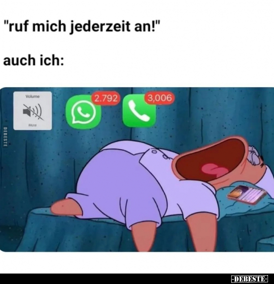 "Ruf mich jederzeit an!".. - Lustige Bilder | DEBESTE.de