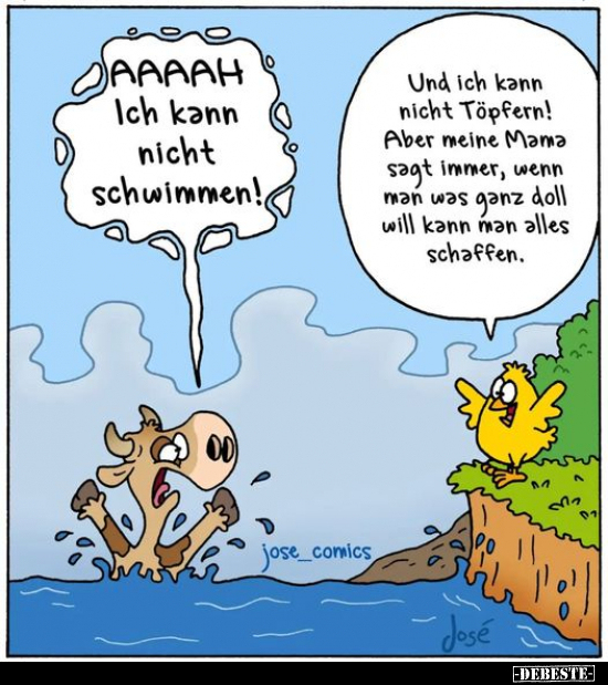 AAAAH Ich kann nicht schwimmen!.. - Lustige Bilder | DEBESTE.de