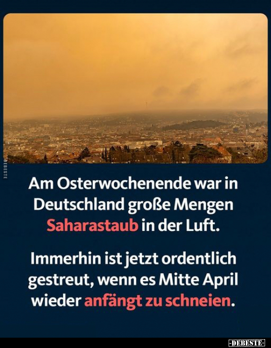 Am Osterwochenende war in Deutschland große Mengen.. - Lustige Bilder | DEBESTE.de