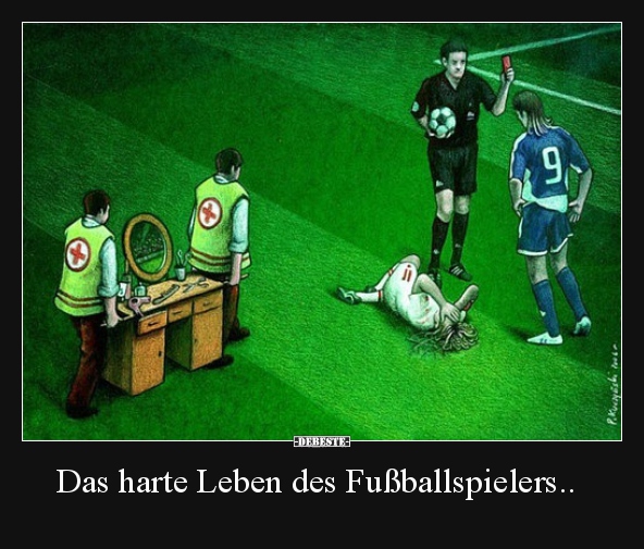 Das harte Leben des Fußballspielers.. - Lustige Bilder | DEBESTE.de