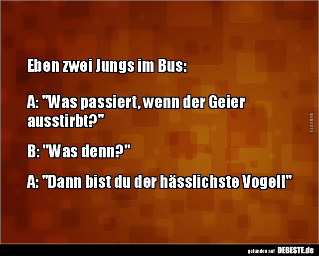 Eben zwei Jungs im Bus.. - Lustige Bilder | DEBESTE.de