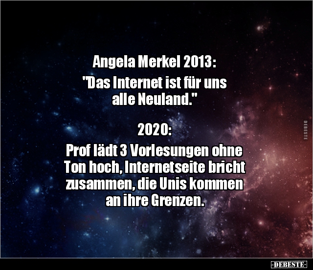 Angela Merkel 2013: "Das Internet ist für uns alle.." - Lustige Bilder | DEBESTE.de