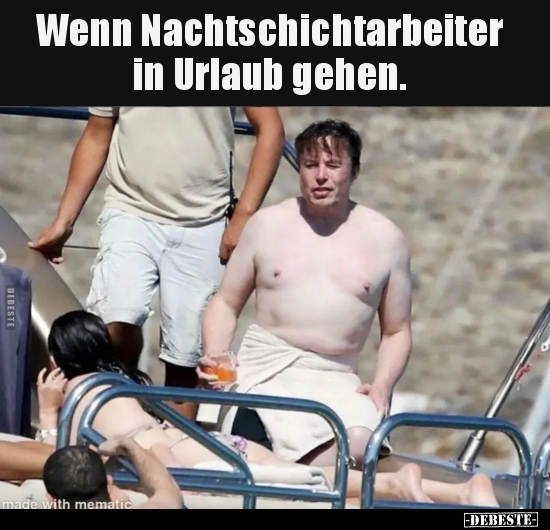 Wenn Nachtschichtarbeiter in Urlaub gehen... - Lustige Bilder | DEBESTE.de