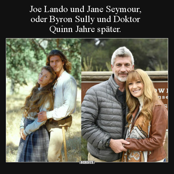 Joe Lando und Jane Seymour, oder Byron Sully und Doktor.. - Lustige Bilder | DEBESTE.de