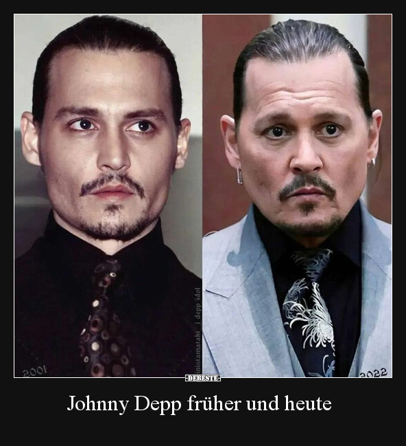 Johnny Depp früher und heute.. - Lustige Bilder | DEBESTE.de