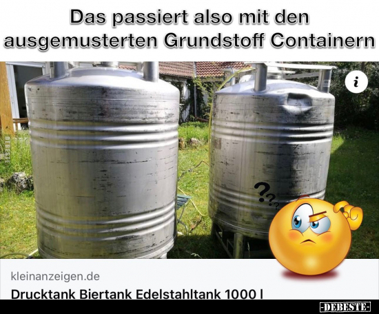 Das passiert also mit den ausgemusterten Grundstoff.. - Lustige Bilder | DEBESTE.de