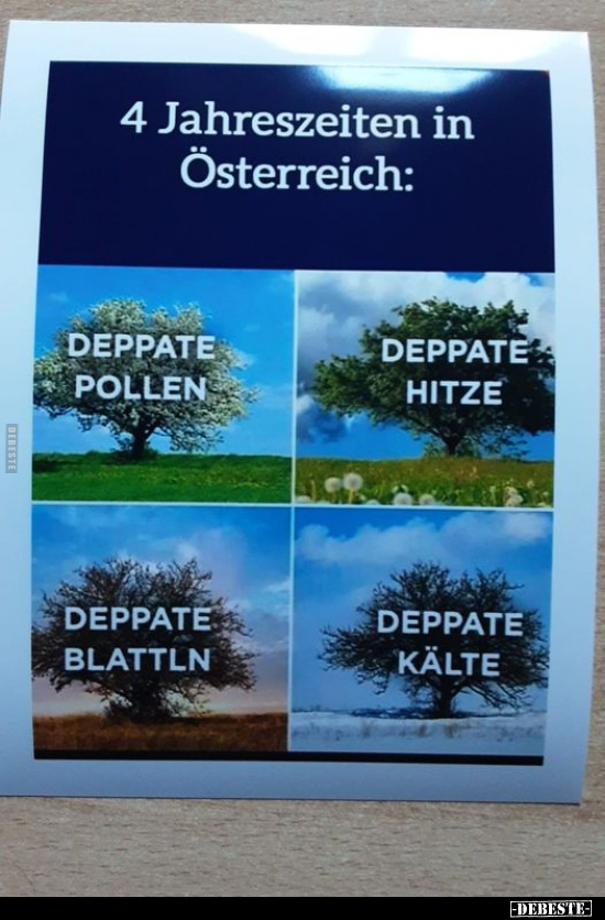 4 Jahreszeiten in Österreich.. - Lustige Bilder | DEBESTE.de