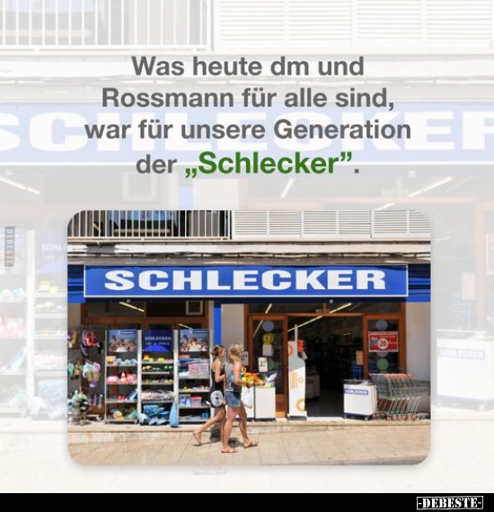 Was heute dm und Rossmann für alle sind.. - Lustige Bilder | DEBESTE.de